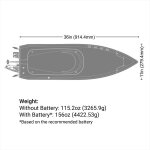 Pro Boat Sonicwake 36" V3 Self-Righting V-Hull Boat RTR, Red