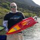 Pro Boat Sonicwake 36" V3 Self-Righting V-Hull Boat RTR, Red