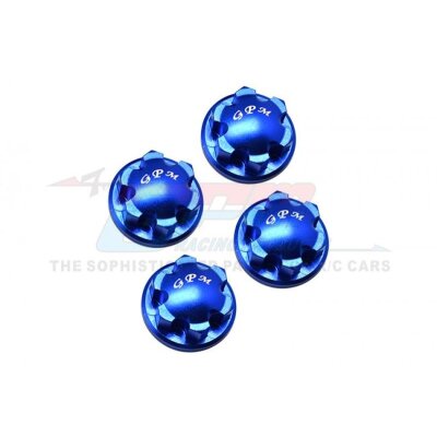 ALUMINUM 6061-T6 WHEEL LOCK -4PC SET blau