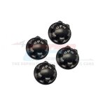 ALUMINUM 6061-T6 WHEEL LOCK -4PC SET schwarz