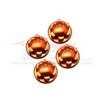 ALUMINUM 6061-T6 WHEEL LOCK -4PC SET orange