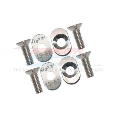ALUMINIUM 7075-T6 FIXING MOTOR BASE REINFORCEMENT - 8PCS SET