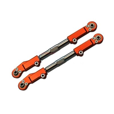 ALUMINUM+STAINLESS STEEL FRONT UPPER ARM TIE ROD -2PC SET