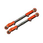 ALUMINUM+STAINLESS STEEL FRONT UPPER ARM TIE ROD -2PC SET