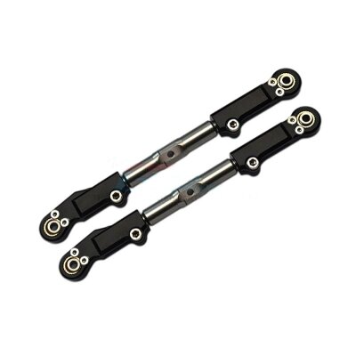 ALUMINUM+STAINLESS STEEL REAR UPPER ARM TIE ROD -2PC SET
