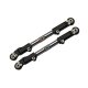 ALUMINUM+STAINLESS STEEL REAR UPPER ARM TIE ROD -2PC SET