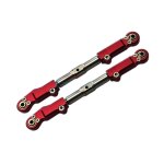 ALUMINUM+STAINLESS STEEL REAR UPPER ARM TIE ROD -2PC SET