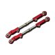 ALUMINUM+STAINLESS STEEL REAR UPPER ARM TIE ROD -2PC SET