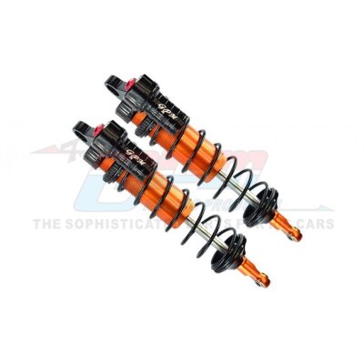 ALU 6061-T6 L-SHAPE PIGGY BACK Dämpfer 128mm vorn orange