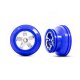 Felge SCT Chrom Beadlock-Style blau 3.0/2.2 (2) 2WD vo