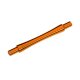 Achse Wheelie-Bar 6061-T6 Alu orange eloxiert +KT