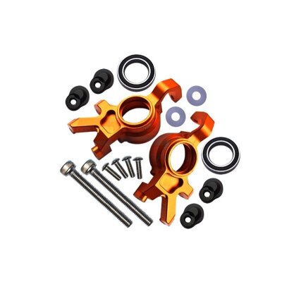 Aluminium Lenkhebel Set vorne oversized orange