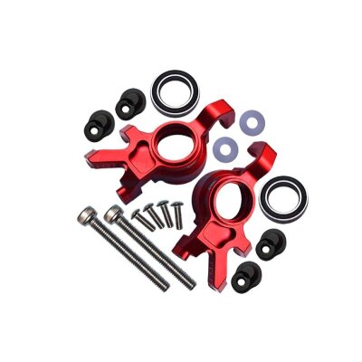 Aluminium Lenkhebel Set vorne oversized rot