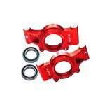 Aluminium Radträger Set hinten oversized rot