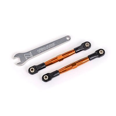 Vorspurstange vo Alurohr orange eloxiert