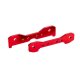 Tie-Bars hinten 6061-T6 Alu rot eloxiert
