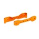 Tie-Bars hinten 6061-T6 Alu orange eloxiert