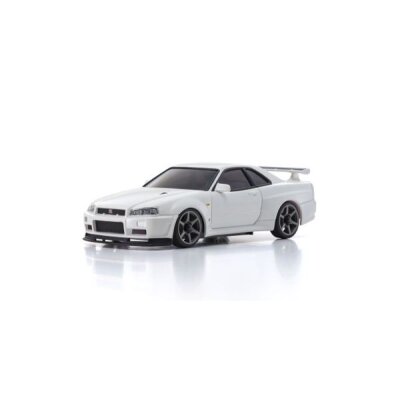 Autoscale Mini-Z Skyline GT-R R34 V-Spec Nur II White (MA020)