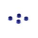 Abstandsringe fuer MZW418 Kyosho Mini-Z MR03 2.5mm (4) Blau