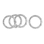 Felgenringe silber 1:10, 4 Stück