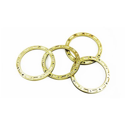 Felgenringe gold 1:8, 4 Stück