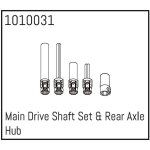 Main Drive Shaft Set & Rear Axle Hub Micro Crawler 1:18