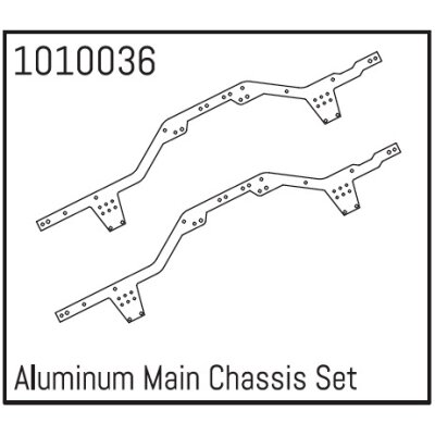 Aluminum Main Chassis Set Micro Crawler 1:18
