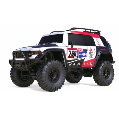 Dirt Climbing SUV Race Crawler 4WD 1:10 RTR weiß/rot
