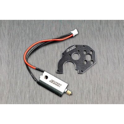 SCX24 alum. motor plate & samix 050 motor combo set