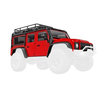Karosserie TRX-4M DEFENDER rot, komplett