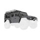 Karosserie TRX-4M DEFENDER silber, komplett