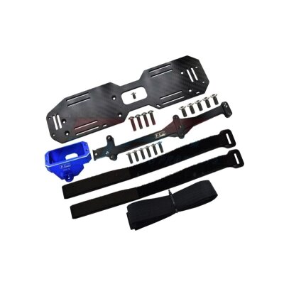 ALUMINIUM 7075-T6 SERVO MOUNT AND CARBON FIBER BATTERY COMPA