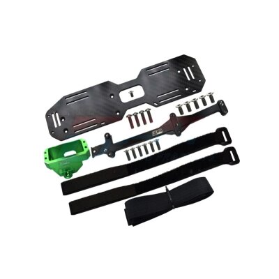 ALUMINIUM 7075-T6 SERVO MOUNT AND CARBON FIBER BATTERY COMPA