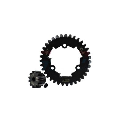MEDIUM CARBON STEEL MOTOR GEAR 12T WITH 35T SPUR GEAR