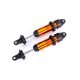 GTX Dämpfer medium Alu orange eloxiert (montiert ohne Federn