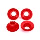 Felgen-Abdeckung rot (4)  für 9572 Felgen