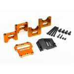 Center Diff-Halter 6061-T6 Alu orange eloxiert