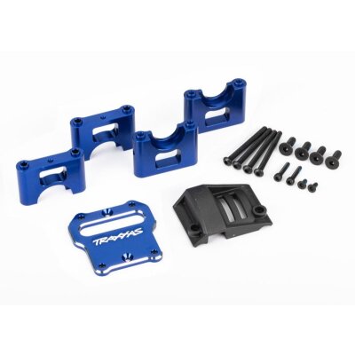 Center Diff-Halter 6061-T6 Alu blau eloxiert