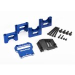 Center Diff-Halter 6061-T6 Alu blau eloxiert