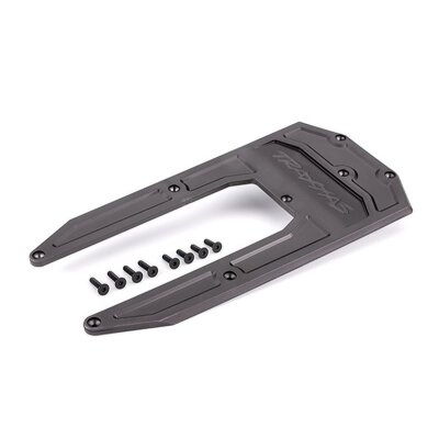 Skid-Platte Chassis Graphite-grau (für Sledge)