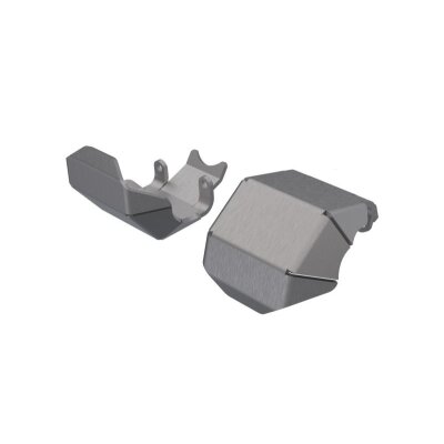 Skid-Platte Achsen v/h aus Edelstahl (2)