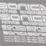 Decals Sonic weiß
