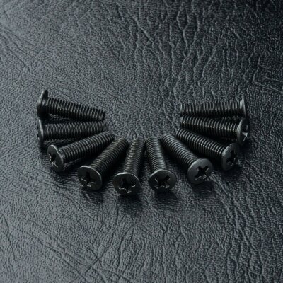 Flachkopfschraube Kreuz M3x11mm (10 Stück)
