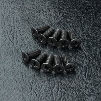 Flachkopfschraube Kreuz M3x7mm (10 Stück)