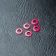 Beilagscheibe Alu 3x5.5x0.5mm rot (5 Stück)
