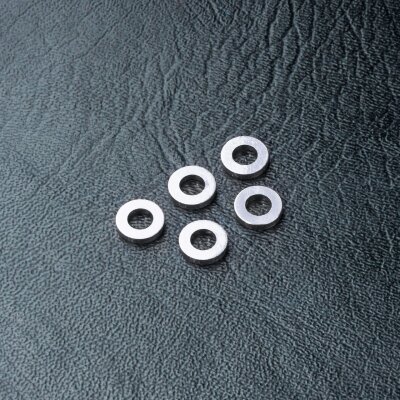 Beilagscheibe Alu 3x5.5x1.0mm silber (5 Stück)