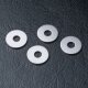 Radmitnehmer Distanzscheibe Alu 1.0mm silber (4 Stück)