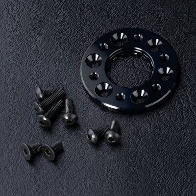 Motorkühlkörper Scheibe 3mm Alu schwarz