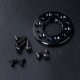Motorkühlkörper Scheibe 3mm Alu schwarz
