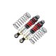 Dämpfer 6061-T6 Aluminium rot 52mm mit Federn v/h